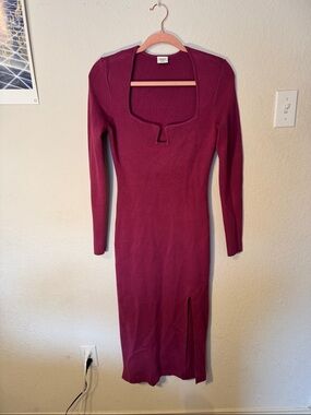 Abercrombie & Fitch Raspberry Knit dress small tall